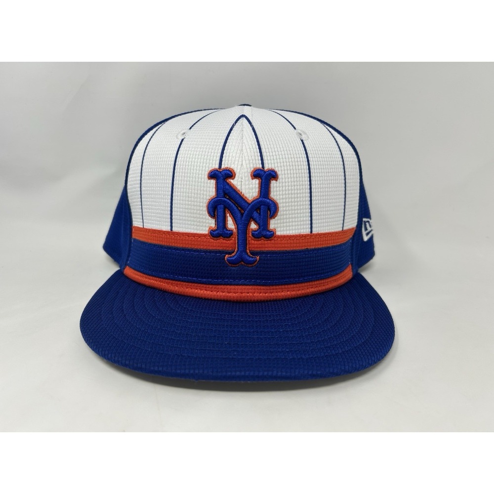 New York Mets 2025 Batting Practice 59FIFTY Fitted New Era Hat  7 1/2 On Field